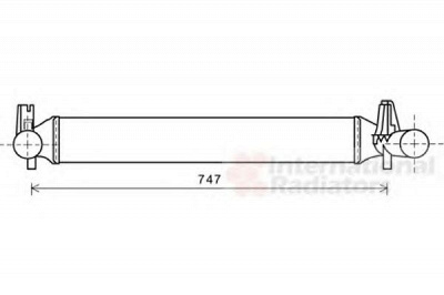 VAN WEZEL 49004042 -  Интеркулер
